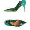 Chloé Closedtoe Slipons in Green (grey) - Lyst