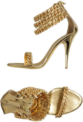 Giuseppe Zanotti x Balmain Highheeled Sandals - Lyst