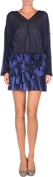 Jay Ahr Short Dress - Lyst