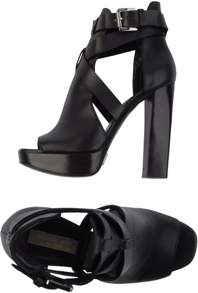 Michael Kors Platform Sandals in Black - Lyst