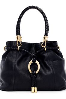 Michael Kors Skorpios Pebbled Leather Drawstring Satchel - Lyst