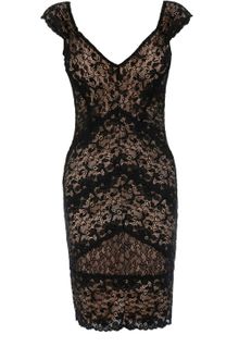 Oasis Lace Bandage Dress - Lyst