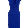 Preen Dalia Ted Wrap Waist Dress in Blue - Lyst