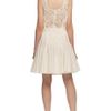Vera Wang Ss Eyelet Parasol Skirt in Beige (white) - Lyst