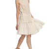 Vera Wang Ss Guipure Lace Tank in Beige (white) - Lyst