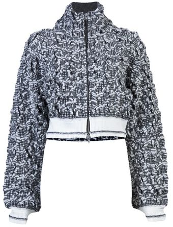 Alexander Wang Cropped Cardigan - Lyst