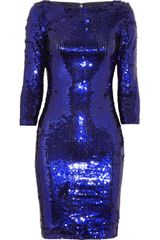 Alice + Olivia Karmel Sequinned Mesh Dress