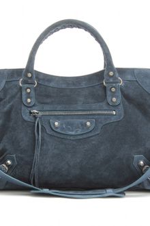 Balenciaga Classic City Suede Tote - Lyst