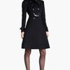 Burberry Prorsum Double Breasted Wool Cashmere Coat in Black - Lyst