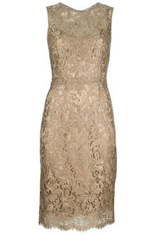 Dolce & Gabbana Floral Lace Dress - Lyst
