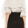 Dolce & Gabbana Duchess Lacetrimmed Silksatin Top in White (oyster) - Lyst