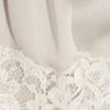 Dolce & Gabbana Duchess Lacetrimmed Silksatin Top in White (oyster) - Lyst