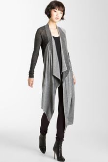 Helmut Lang Drape Front Cardigan - Lyst