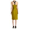 Narciso Rodriguez Halter Tback Dress in Green - Lyst
