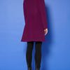 Pied A Terre Ruffle Front Coat in Purple - Lyst
