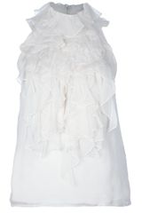 Ralph Lauren Blue Label Ruffle Vest