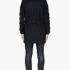 Balmain Black Hooded Long Wool Parka in Black for Men - Lyst