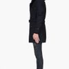 Balmain Black Hooded Long Wool Parka in Black for Men - Lyst