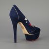 Charlotte Olympia Slip On Pump in Blue - Lyst