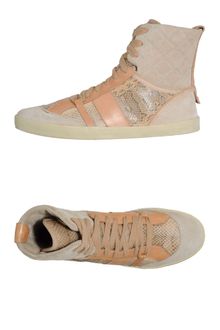 Chloé Hightop Trainers - Lyst
