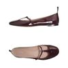 Chloé Ballet Flats in Brown (purple) - Lyst