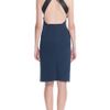 Dion Lee Ss Harness Wrap Dress in Blue (ink/black) - Lyst
