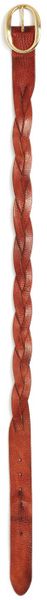 Isabel Marant Cognac Elia Braid Belt in Red (cognac) - Lyst