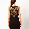 River Island Gold Sequin Shift Dress in Brown (goldblack) - Lyst