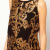 River Island Gold Sequin Shift Dress in Brown (goldblack) - Lyst