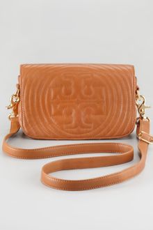 Tory Burch Stitched Logo Adjustable Mini Bag - Lyst