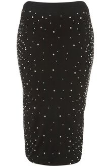 Topshop Crystal Stud Tube Skirt - Lyst