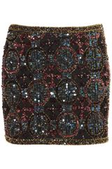Topshop Premium Embellished Skirt