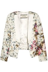By Malene Birger Salisca Floralprint Silktwill Blazer