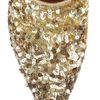 Oscar De La Renta Eva Sequined Satin Pumps in Gold (bronze) - Lyst