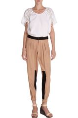 Chloé Drawstring Short Sleeve Blouse