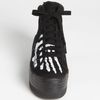 Jeffrey Campbell Homg Skeleton Sneaker in Black (black white) - Lyst