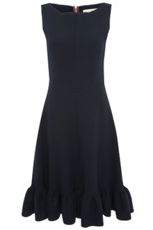 Roksanda Ilincic  Sleeveless Ruffle Hem Wool Dress - Lyst