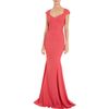 Zac Posen Sweetheart Neck Gown in Pink (cherry) - Lyst