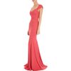 Zac Posen Sweetheart Neck Gown in Pink (cherry) - Lyst