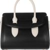 Alexander Mcqueen Heroine Small Leather Tote in Black - Lyst