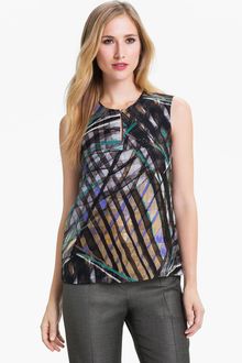 Boss Black Iena 2 Print Silk Blouse - Lyst