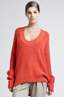 Donna Karan New York Alpacablend Chainette Sweater - Lyst