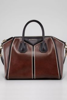 Givenchy Antigona Colorblock Medium Satchel Bag Brun - Lyst