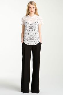 L'Agence Lace Blouse - Lyst