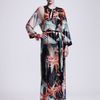 Lanvin Tropicalprint Caftan Maxi Dress in Multicolor (dark blue) - Lyst