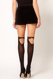 Pretty Polly Mock Hold Up Tights - Lyst