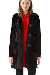 Thakoon Velvet Toggle Coat