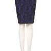 Topshop Lace Pencil Skirt in Blue (black) - Lyst