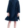 Valentino  Mikado Long Sleeve Tunic Dress in Blue (blu) - Lyst