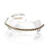 Valentino Plain Studded Bracelet in Transparent (clear) - Lyst